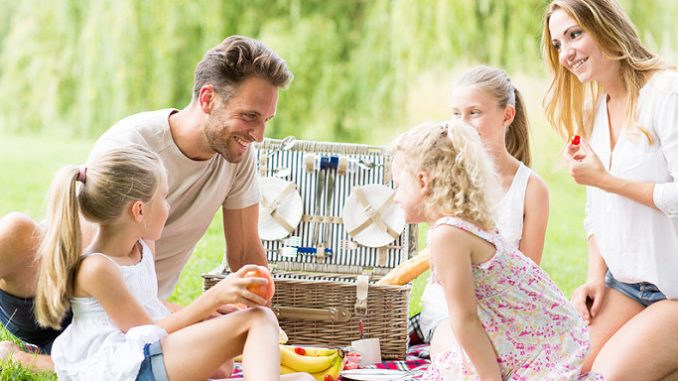 Picknick mit Familie